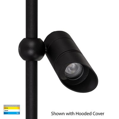 Lille Aluminium Black Single Adjustable Spike Spotlight