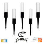 Akril Aluminium Black Spike Light Kit - 5 Pack inc, Driver and WIFI Receiver