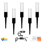 Akril Aluminium Black Spike Light Kit - 5 Pack inc, Driver and WIFI Receiver