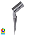 Nova LED Garden Spike Light RGBCW 7w Aluminium Black Havit Lighting HV1462RGBCW-BLK Stainless Steel