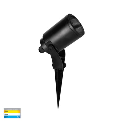 Niso Adjustable Spike Spotlight - Polycarbonate Black