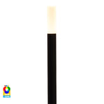 Drique Aluminium Black Bollard Light with Spike