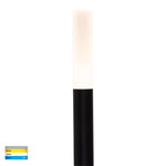 Drique Aluminium Black Bollard Light with Spike