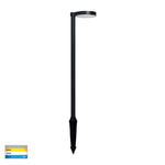Liueg Aluminium Black Bollard Light with Spike