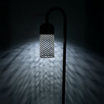 Stellato Aluminium Black Bollard Light with Spike