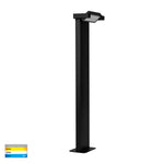 Locu Black Aluminium 1 Light Adjustable Bollard - 790mm