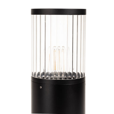 Prisma Black Round Bollard - 670mm