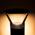 Thema Black Round Bollard - 965mm