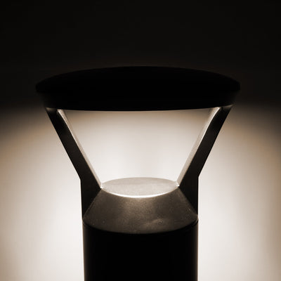 Thema Black Round Bollard - 965mm