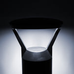 Thema Black Round Bollard - 965mm