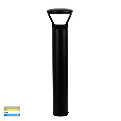 Thema Black Round Bollard - 965mm
