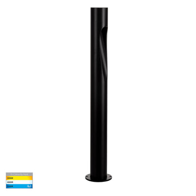 Fedor Black Round Bollard - 600mm