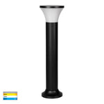 Favara Black Polycarbonate Bollard Light - 670mm