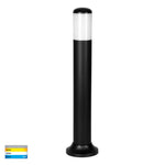 Renzi Black Polycarbonate Bollard Light - 700mm