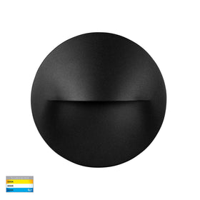 Havit Lighting Lisca Round Black Surface Mounted Step Light
