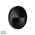 Lisca Round Black Surface Mounted Step Light