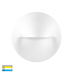 Lisca Round White Surface Mounted Step Light