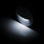 Lisca Round Black Surface Mounted Step Light