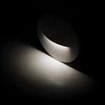 Lisca Round Black Surface Mounted Step Light