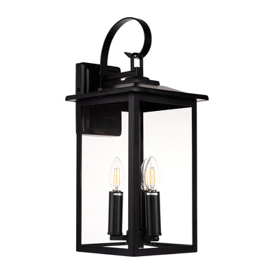 Madix Black Wall Light