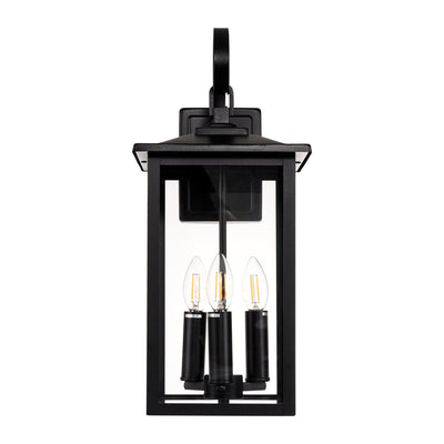 Madix Black Wall Light