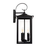 Madix Black Wall Light