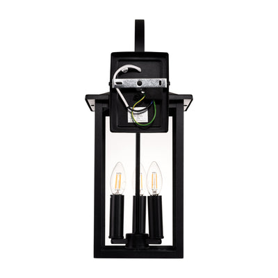 Madix Black Wall Light