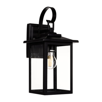 Madix Black Wall Light