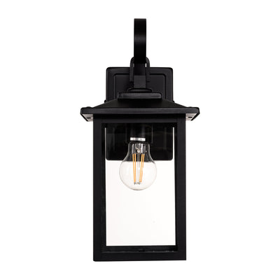 Madix Black Wall Light
