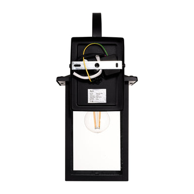 Madix Black Wall Light