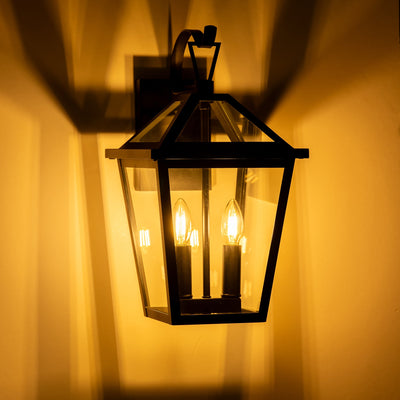 Karter Black Wall Light