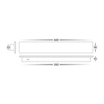 BARLINE 600mm Surface Mounted Barline Wall Light