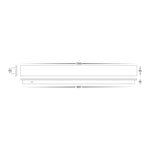 BARLINE 1000mm Surface Mounted Barline Wall Light