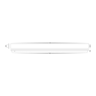 BARLINE 1500mm Surface Mounted Barline Wall Light