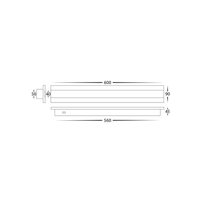 BARLINE 600mm Surface Mounted Barline Wall Light