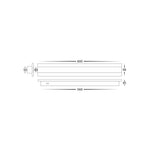 BARLINE 600mm Surface Mounted Barline Wall Light
