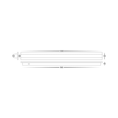 BARLINE 1000mm Surface Mounted Barline Wall Light