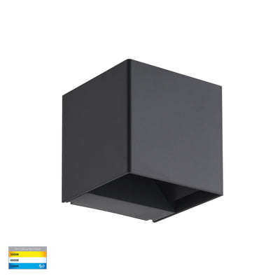 Celes Square Surface Mounted Up & Down Wall Light Polycarbonate