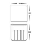 Versa Up & Down Square Wall Light