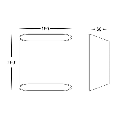 Contec Up & Down Wall Light
