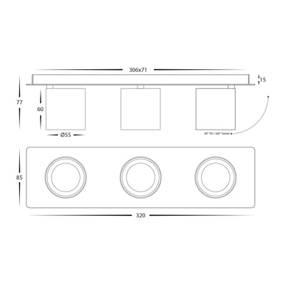 Sbarra 3 Light Bar