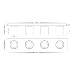 Sbarra 4 Light Bar