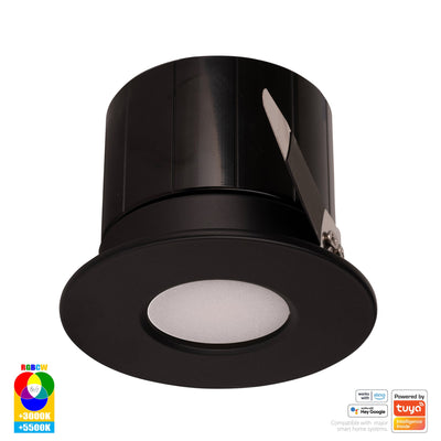 Prime Coloured Fixed WIFI Downlight 70mm Cutout Black