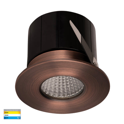Havit Lighting LED Downlights Prime Bronze Coloured Fixed Downlight 70mm Cutout
