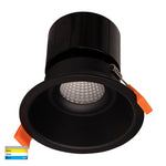 Prime Coloured Fixed Deep Downlight 90mm Cutout Black