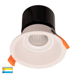 Prime Coloured Fixed Deep Downlight 90mm Cutout White