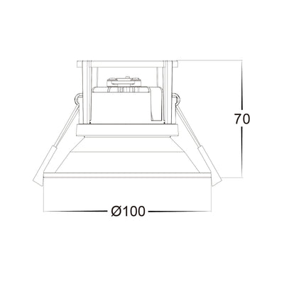 IC4 Cap to suit Downlights