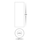 Nella Brass Coloured Surface Mounted Round Downlight