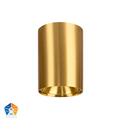 Nella Brass Coloured Surface Mounted Round Downlight