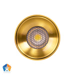 Nella Brass Coloured Surface Mounted Round Downlight